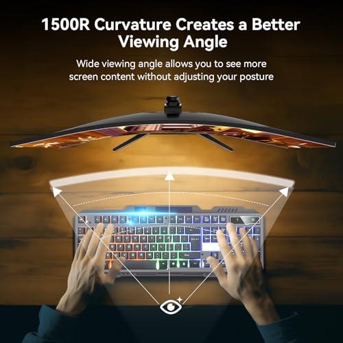 evaluating the SANSUI 32 Inch Curved 240Hz Gaming Monitor