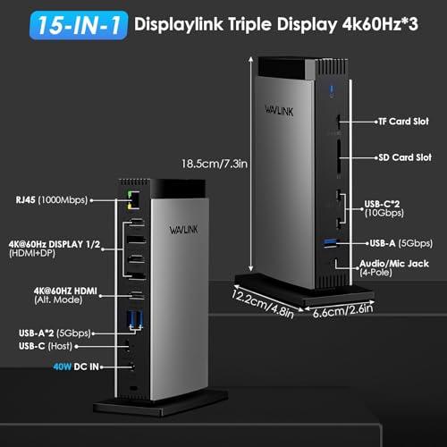 Exploring the WAVLINK USB C DisplayLink Docking Station