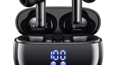 HUIFU Wireless Earbuds Bluetooth Headphones, Ear Buds with Deep Bass, 40H Long Playtime, LED Power Display, IP7 in Ear Earphone with Mic for iPhone Android Phone Sports Workout, Black HUIFU Wireless Earbuds Bluetooth Headphones, Ear Buds with Deep Bass, 40H Long Playtime, LED Power Display, IP7 in Ear Earphone with Mic for iPhone Android Phone Sports Workout, Black
