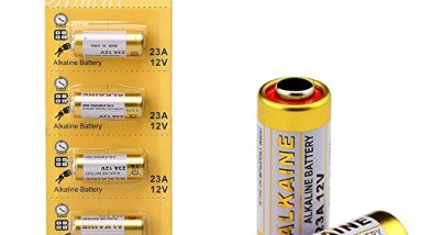 LiCB A23 23A 12V Alkaline Battery (5-Pack)