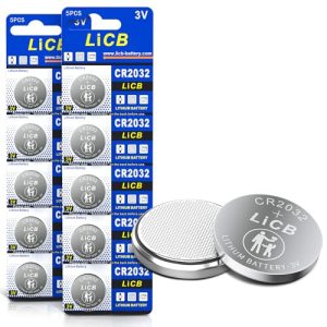 LiCB CR2032 3V Lithium Battery(10-Pack)