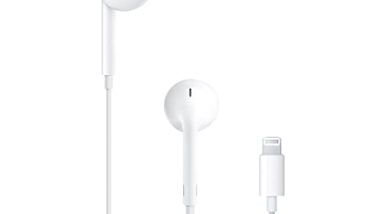 Apple EarPods Headphones with Lightning Connector, Wired Ear Buds for iPhone with Built-in Remote to Control Music, Phone Calls, and Volume Apple EarPods Headphones with Lightning Connector, Wired Ear Buds for iPhone with Built-in Remote to Control Music, Phone Calls, and Volume