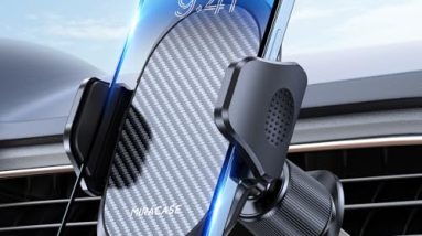 Miracase Phone Holders for Your Car with Metal Hook Clip, Air Vent Cell Phone Stand Car Mount, Universal Automobile Cradle Fit for iPhone Android and All Smartphones, Dark Black Miracase Phone Holders for Your Car with Metal Hook Clip, Air Vent Cell Phone Stand Car Mount, Universal Automobile Cradle Fit for iPhone Android and All Smartphones, Dark Black