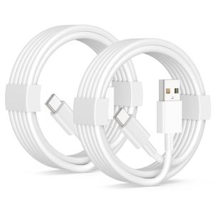 Car Carplay Cable for iPhone 15/16e/16 Pro Max/Plus Cable, 2Pack USB A to USB C for CarPlay USBC Cord, iPad Pro/Air, Samsung, Pixel, Android Accessories Charging Wire Type-C Car Charger Cord 3FT White