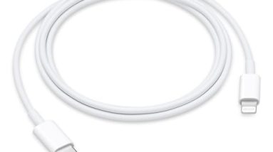 Apple USB-C to Lightning Cable (1 m): Fast and Convenient Charging, Lightning to USB-C or Thunderbolt 3 Apple USB-C to Lightning Cable (1 m): Fast and Convenient Charging, Lightning to USB-C or Thunderbolt 3