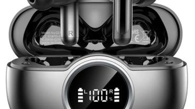 Wireless Earbuds, 2025 Bluetooth 5.4 Headphone 3D Bass Hi-Fi Stereo Ear Buds, 4 ENC Noise Cancelling Mic, 40H 3g USB-C in-Ear Earphone, IP7 Waterproof Workout Sport for Laptop Pad Android iOS, Black Wireless Earbuds, 2025 Bluetooth 5.4 Headphone 3D Bass Hi-Fi Stereo Ear Buds, 4 ENC Noise Cancelling Mic, 40H 3g USB-C in-Ear Earphone, IP7 Waterproof Workout Sport for Laptop Pad Android iOS, Black