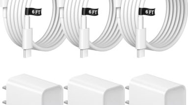 iPhone 15 16 Charger Fast Charging 3 Pack USB C Charger Block Type C Chargers 6FT Cord Wall Chargers Compatible with iPhone 16/16 Plus/16 Pro/16 Pro Max/15/15 Pro Max/iPad Pro/AirPods iPhone 15 16 Charger Fast Charging 3 Pack USB C Charger Block Type C Chargers 6FT Cord Wall Chargers Compatible with iPhone 16/16 Plus/16 Pro/16 Pro Max/15/15 Pro Max/iPad Pro/AirPods
