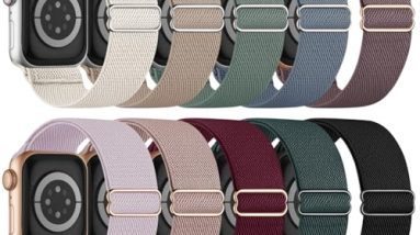 10 Pack Stretchy Bands Compatible with Apple Watch Band 40mm 38mm 41mm 42mm 44mm 45mm 46mm 49mm Women Men, Water-Resistant Solo Loop Elastic Sport Straps for iWatch Series 10 9 8 7 6 5 4 3 SE Ultra 10 Pack Stretchy Bands Compatible with Apple Watch Band 40mm 38mm 41mm 42mm 44mm 45mm 46mm 49mm Women Men, Water-Resistant Solo Loop Elastic Sport Straps for iWatch Series 10 9 8 7 6 5 4 3 SE Ultra