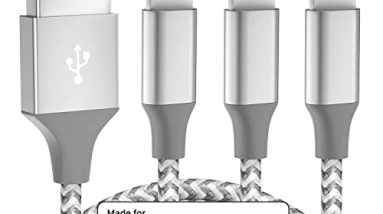 iPhone Charger 3pack 10FT Apple MFi Certified Long Lightning Cable Fast Charging High Speed Data Sync USB Cable Compatible iPhone 14 13/12/11 Pro Max/XS MAX/XR/XS/X/8/7/Plus/6S (Grey White)