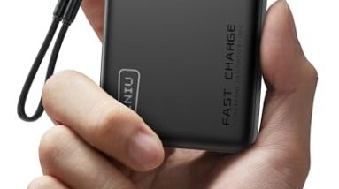 INIU Portable Charger, Lightest 10000mAh 45W PD Power Bank, USB C in&Out Fast Charging Battery Pack, External Phone Powerbank Compatible with iPhone 16 15 14 13 Samsung S22 S21 Google iPad etc INIU Portable Charger, Lightest 10000mAh 45W PD Power Bank, USB C in&Out Fast Charging Battery Pack, External Phone Powerbank Compatible with iPhone 16 15 14 13 Samsung S22 S21 Google iPad etc