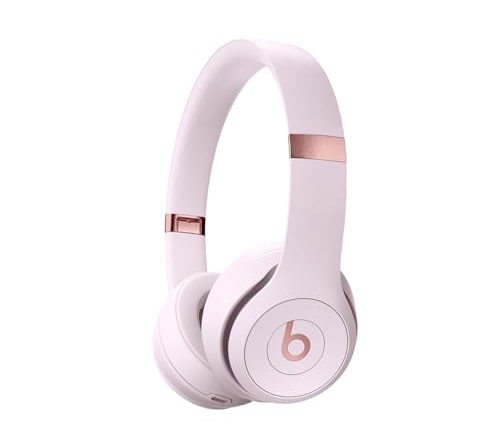 Beats Solo 4 - Wireless Bluetooth On-Ear Headphones, Apple & Android Compatible, Up to 50 Hours of Battery Life - Cloud Pink