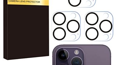 Ailun 3 Pack Camera Lens Protector for iPhone 16 Pro 6.3" / 14 Pro 6.1" & iPhone 16 Pro Max 6.9" / 14 Pro Max 6.7",Tempered Glass,9H Hardness,Anti-Scratch,Case Friendly[Does not Affect Night Shots]