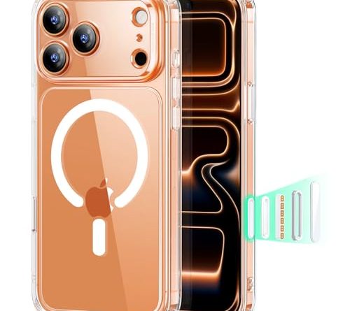 ESR for iPhone 17 Pro Max Case, Camera Control, Compatible with MagSafe, Shockproof Military-Grade Protection, Magnetic Phone Case for iPhone 17 Pro Max, Classic Hybrid Case, Clear