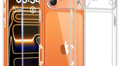 TAURI for iPhone 17 Pro Max Case, Full Camera Protection with Screen Protector, Anti-Yellowing Military-Grade Protection Shockproof Slim Phone Case for iPhone 17 ProMax, Clear