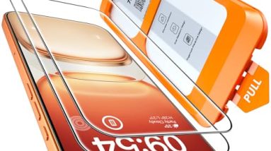 TOCOL for iPhone 17 Pro Max Screen Protector 6.9 inch 9H Hardness Military Grade Shatterproof Tempered Glass for 17 ProMax Full Coverage Easy Installation Compatible With Sim Card Case Friendly 2 Pack