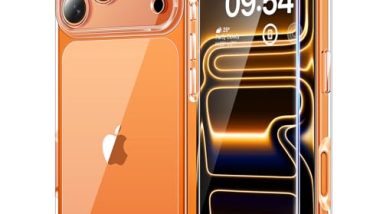 TAURI for iPhone 17 Pro Max Case, Full Camera Protection with Screen Protector, Anti-Yellowing Military-Grade Protection Shockproof Slim Phone Case for iPhone 17 ProMax, Clear