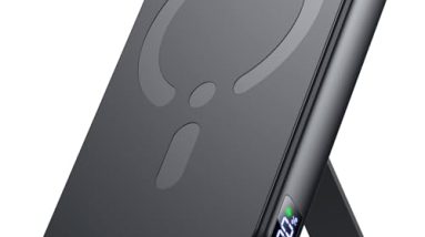 for Magsafe Portable Charger, 12000mAh Wireless Magnetic Power Bank with Stand and PD 20W Fast Charging, for Magsafe Battery Pack Compatible with iPhone 17/16/15/14/13 Series,Travel Camping Essential