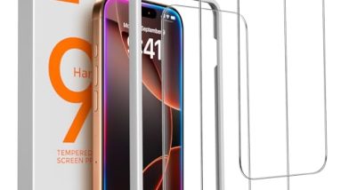 Mkeke Screen Protector for iPhone 16 Pro, 3 Pack Tempered Glass [9H Hardness] [Military-Grade Drop Protection] [Sensitive Touch] [Easy Installation Frame] [HD Clear] for 6.3 inch