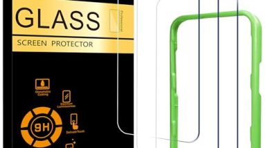 Ailun 3 Pack Screen Protector for iPhone 17 / iPhone 16 Pro [6.3 inch] with Installation Frame, Tempered Glass, Sensor Protection, Dynamic Island Compatible, Case Friendly