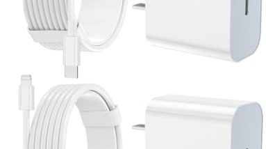 iPhone Charger Fast Charging 2 Pack Type C Wall Charger Block with 2 Pack [6FT&10FT] Long USB C to Lightning Cable for iPhone 14/13/12/12 Pro Max/11/Xs Max/XR/X,AirPods Pro