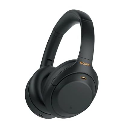 Sony WH-1000XM4 Wireless Premium Noise Canceling Overhead Headphones with Mic for Phone-Call and Alexa Voice Control, Black WH1000XM4