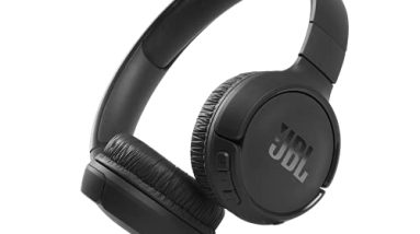 JBL Tune 510BT - Bluetooth headphones with up to 40 hours battery, microphone for call, foldable and comfortable, Android and iOs compatible (Black)