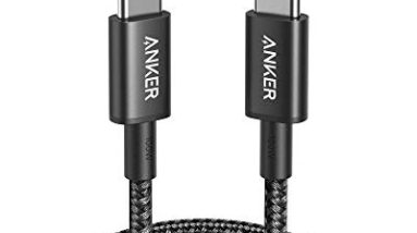 Anker USB C to USB C Cable, Type-C Charging Cord Fast Charge(10FT,100W), for iPhone 17/17 pro, MacBook and More(Black)