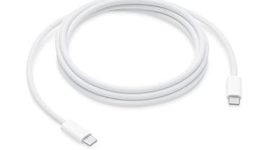 Apple 240W USB-C to USB-C Woven Charge Cable (2 m): Fast and Convenient Charging