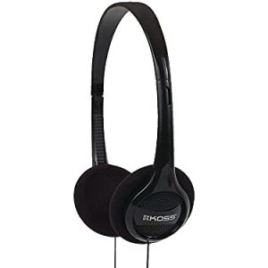 Koss KPH7 Lightweight Portable Headphone, Black