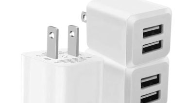 3- Pack, USB Wall Charger, Dual Port USB Cube Power Adapter Charger Plug Block Charging Box, Dual Port Wall Fast Charging Adapter, Compatible for i Phone 15 14 13 12 11