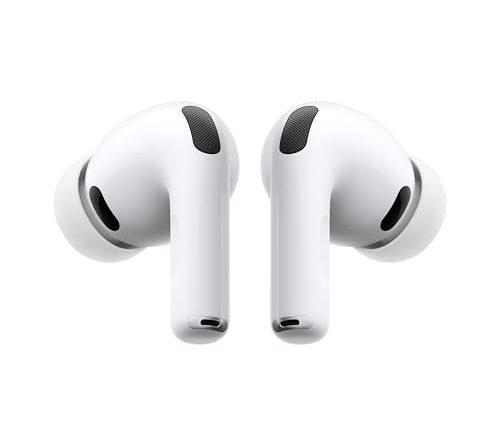 Apple AirPods Pro 3 Wireless Earbuds, Active Noise Cancellation, Live Translation, Heart Rate Sensing, Hearing Aid Feature, Bluetooth Headphones, Spatial Audio, High-Fidelity Sound, USB-C Charging