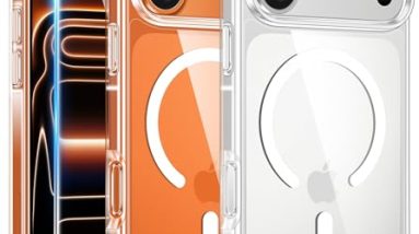 FNTCASE for iPhone 17 Pro-Max Case: Magnetic Transparent Phone Cases with Screen Protector Slim Military Grade Drop Protection Rugged Shockproof Protective Cell Phone Cover (A-Clear)