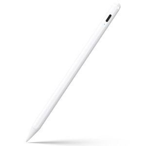 Stylus Pen for iPad 6th-11th Generation-2X Fast Charge Active Pencil Compatible with 2018-2025 Apple iPad Pro 11"/12.9"/M4, iPad Air 3/4/5/M2/M3,iPad mini 5/6 Gen-White