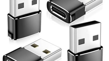 𝟒𝐏𝐚𝐜𝐤 𝐔𝐩𝐠𝐫𝐚𝐝𝐞𝐝 USB to USB C Adapter,Type-C Female to A Male Charger Converter for iPhone 17 Charger,iWatch Ultra SE 9 10,iPhone 17 Pro Max 16 15 12,Samsung S25,AirPods,iPad,Car,PS4