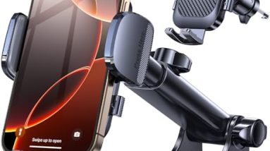 Romuto Phone Holders for Your Car Phone Holder Mount【Super Suction Cup】 Cell Phone Mount for Car Accessories for Women Men Dashboard/Windshield/Vent Camera Mounts Truck Stand for iPhone 17 16 Samsung
