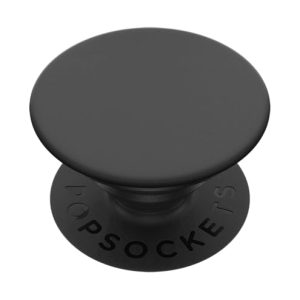 ​​​​PopSockets Phone Grip with Expanding Kickstand, Adhesive Grip - Black