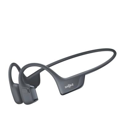 SHOKZ New OpenRun Pro 2- Bone Conduction Headphones, Open-Ear Bluetooth Wireless Sport Earphones for Running, Workouts - Sweat Resistant, Secure Comfortable Fit -Deep Bass, Smart Mic, Reflective Strip