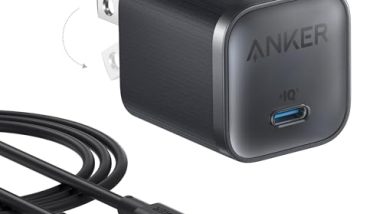 Anker Nano 45W Type C Charger Fast Charging, Compact and Foldable Plug USB C Charger Block for iPhone 17/16 Series, MacBook, Pixel 9, iPad, Samsung Galaxy S25 Ultra / S24 Series (6 ft Cable Included)