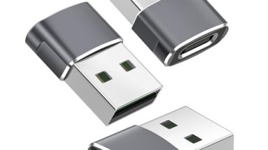 Basesailor USB to USB C Adapter,USBC Female to USB A Male Adapter,Type C Converter Charger for iPhone 17 Pro Max,16 15,Apple Watch iWatch S11 S10 SE,AirPods 3,iPad mini Air,Samsung Galaxy S25,3 Pack