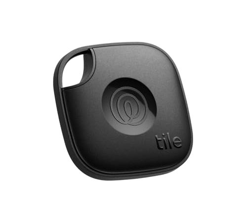 Tile by Life360 Mate - Bluetooth Tracker, Keys Finder and Item Locator for Keys, Bags and More. Phone Finder. Both iOS and Android Compatible. 1-Pack (Black)