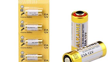 LiCB A23 23A 12V Alkaline Battery (5-Pack)