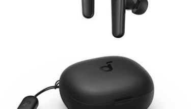 Soundcore by Anker P20i True Wireless Earbuds, 10mm Drivers with Big Bass, Bluetooth 5.3, 30H Long Playtime, Water-Resistant, 2 Mics for AI Clear Calls, 22 Preset EQs, Customization via App