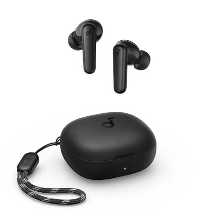 Soundcore by Anker P20i True Wireless Earbuds, 10mm Drivers with Big Bass, Bluetooth 5.3, 30H Long Playtime, Water-Resistant, 2 Mics for AI Clear Calls, 22 Preset EQs, Customization via App