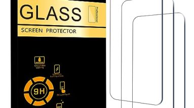 Ailun Screen Protector for iPhone 16 / iPhone 15 / iPhone 15 Pro [6.1 Inch] Display 3 Pack Tempered Glass, Dynamic Island Compatible, Case Friendly [Not for iPhone 16 Pro 6.3 Inch].