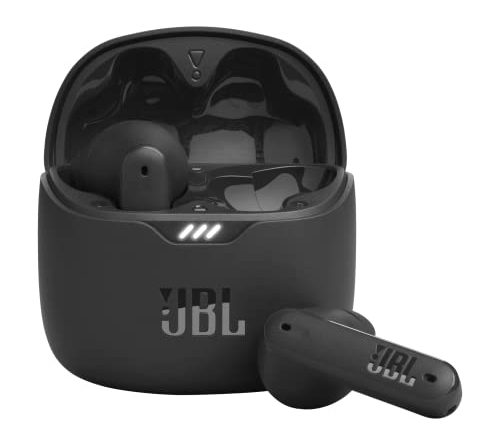 JBL Tune Flex - True Wireless Noise Cancelling Earbuds (Black), Small