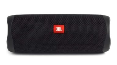 JBL FLIP 5, Waterproof Portable Bluetooth Speaker, Black, Small