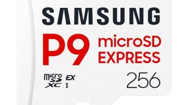 Samsung P9 Express microSD Express Card, 256GB microSDXC Memory Card, Up to 800 MB/s, for Nintendo-Switch ™ 2, (MB MK256T/AM)