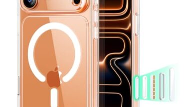 ESR for iPhone 17 Pro Max Case, Camera Control, Compatible with MagSafe, Shockproof Military-Grade Protection, Magnetic Phone Case for iPhone 17 Pro Max, Classic Hybrid Case, Clear