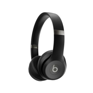 Beats Solo 4 - Wireless On-Ear Bluetooth Headphones, Up to 50-Hour Battery Life, Ultra-Lightweight Comfort, Powerful and Balanced Sound, Apple & Android Compatible - Matte Black