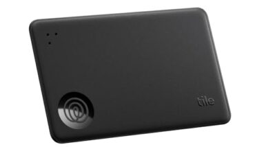 Tile by Life360 Slim - Wallet Finder, Bluetooth Tracker and Item Locator for Luggage Tags, Passports and More. Both iOS and Android Compatible. Phone Finder. 1-Pack (Black)